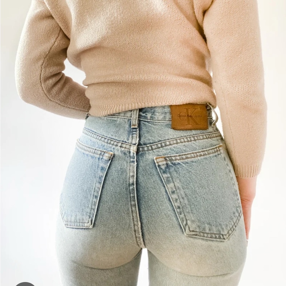 VINTAGE Calvin Klein | Women's High Rise Light Denim Jeans